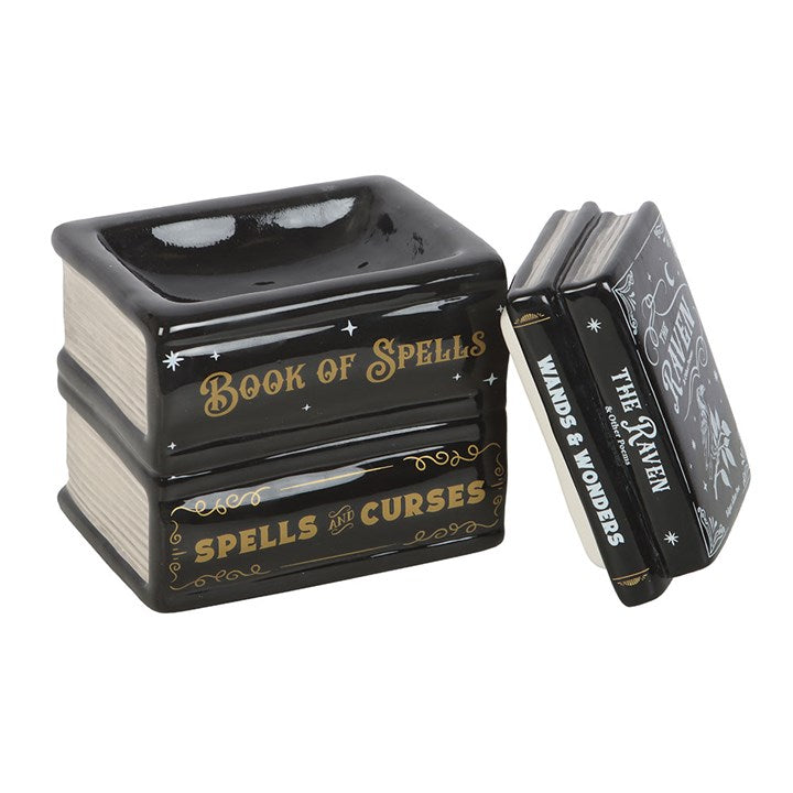 Book of Spells Oil Burner & Wax Warmer – Gothic Spell Book Aroma Burner