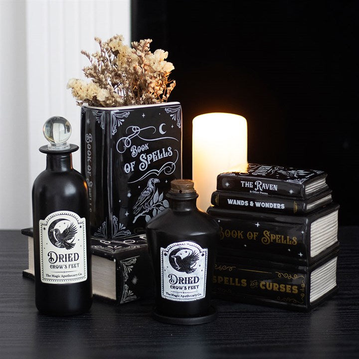 Book of Spells Oil Burner & Wax Warmer – Gothic Spell Book Aroma Burner